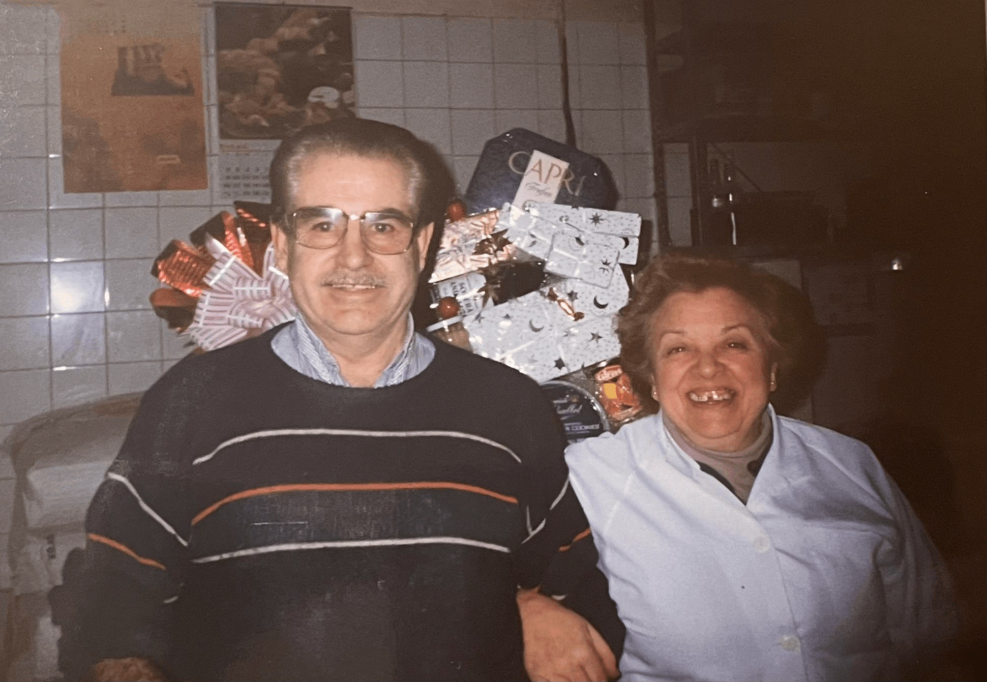 Carmen i Rosendo al forn