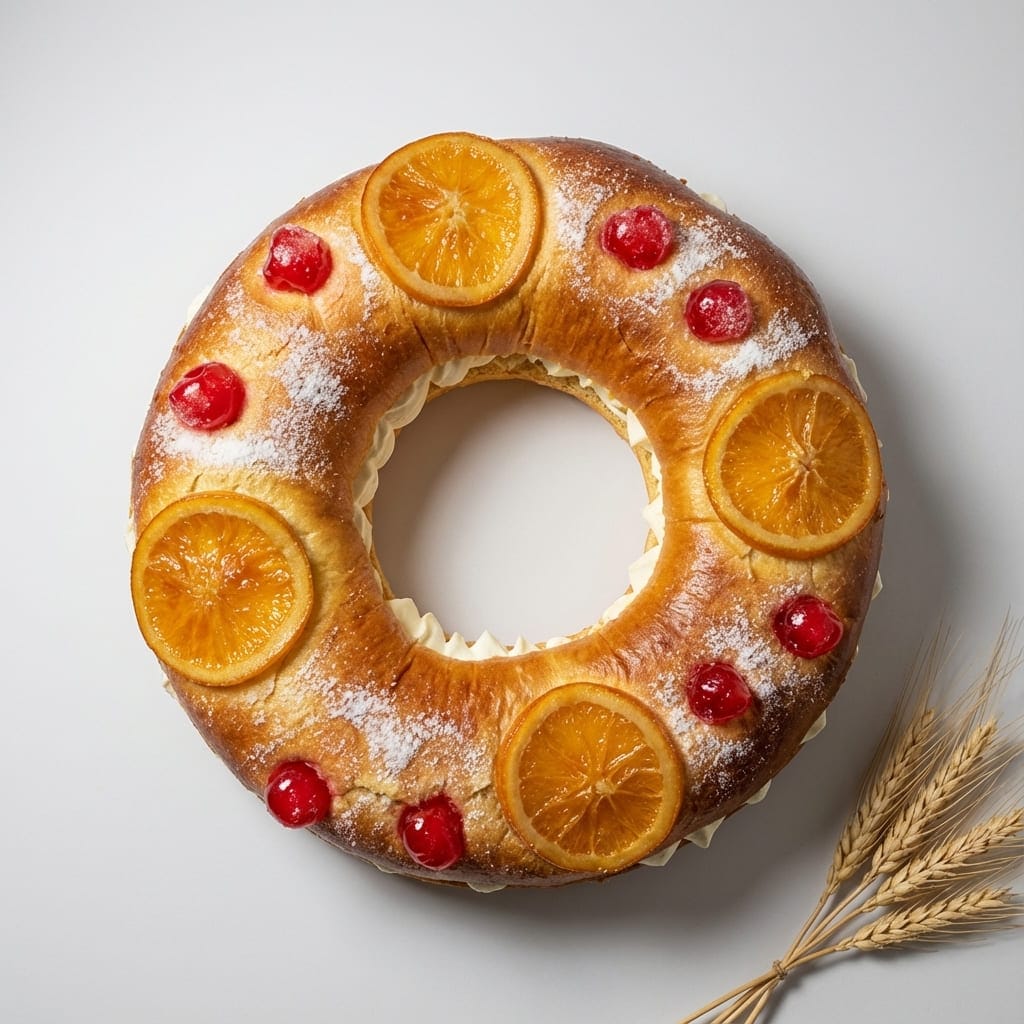 Roscón de Reyes de nata artesanal Barcelona