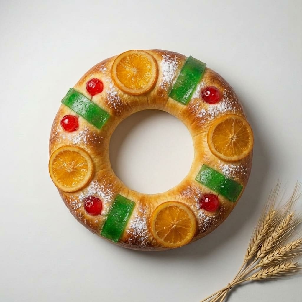 Roscón de Reyes pequeño artesanal Barcelona